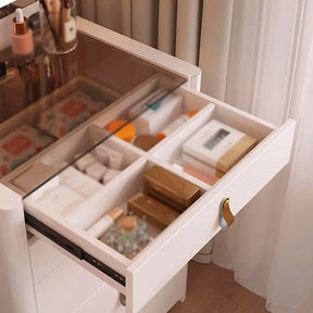 ¡Solo HOY | Juego de Mesa Tocador Flip 3 en 1 Belly + REGALO: Mueble Premium